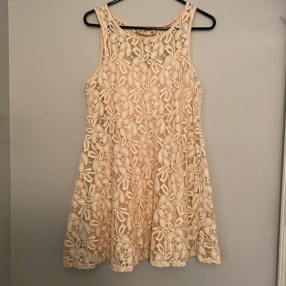 Free People Lace Babydoll Dress